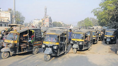 There are over 8,000 diesel autorickshaws in Gurugram at present. (HT Archive)