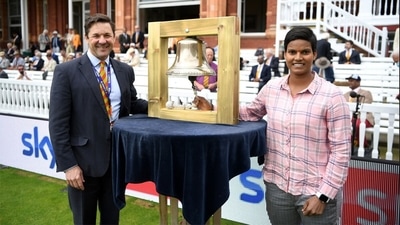 Deepti Sharma rang the bell at Lord's on Sunday.&nbsp; (BCCI)