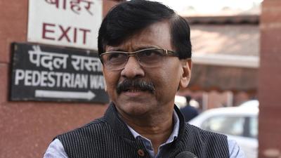 Shiv Sena MP Sanjay Raut. (HT PHOTO) Shiv Sena MP Sanjay Raut. (HT PHOTO)