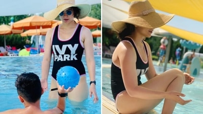 Kangana Ranaut is in Budapest with her family. Kangana Ranaut is in Budapest with her family.