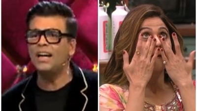 Bigg Boss OTT: Shamita Shetty was in tears after Karan Johar snapped at her. Bigg Boss OTT: Shamita Shetty was in tears after Karan Johar snapped at her.