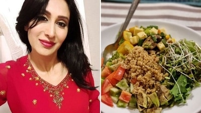 Teejay Sidhu says having a light dinner helps her sleep better. (Instagram/Teejay Sidhu) Teejay Sidhu says having a light dinner helps her sleep better. (Instagram/Teejay Sidhu)