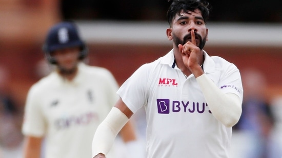 India's Mohammed Siraj celebrates after taking the wicket of England's Jonny Bairstow Action Images via Reuters/Paul Childs(Action Images via Reuters)