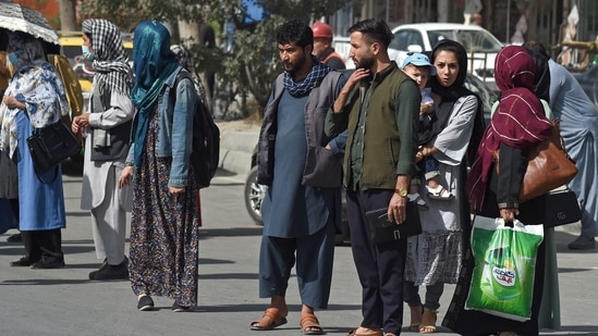 People in Kabul need not panic, the Taliban said on Sunday as the insurgent group closes in on the capital.(AFP)