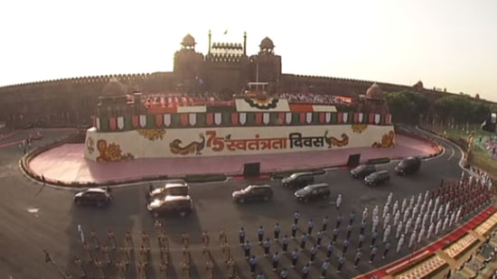 The historic Red Fort all decked up on 75th Independence Day (ANI)
