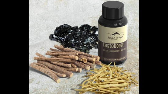 Testoboost by Rasayanam is an ayurvedic blend of Shilajit, Ashwagandha and Safed Musli Testoboost by Rasayanam is an ayurvedic blend of Shilajit, Ashwagandha and Safed Musli