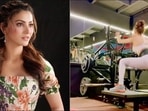 Urvashi Rautela’s workout with hammer strength belt squat makes jaws drop(Instagram/urvashirautela)