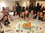 Priyanka Chopra Jonas dining out with her friends in London.