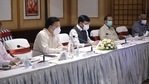 Union health minister Mansukh Mandaviya is in Kerala to discuss the Covid-19 situation.(Twitter/@mansukhmandviya) Union health minister Mansukh Mandaviya is in Kerala to discuss the Covid-19 situation.(Twitter/@mansukhmandviya)