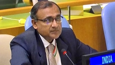 File photo of India’s Permanent Representative to the UN TS Tirumurti. File photo of India’s Permanent Representative to the UN TS Tirumurti.