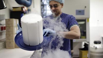 IVF treatment is a long-term process that requires multiple visits to the fertility clinic, involving scans, medications, and injections. (AP)