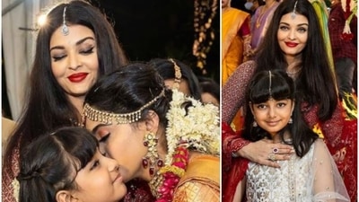 Aishwarya Rai and Aaradhya Bachchan with Shloka Shetty. Aishwarya Rai and Aaradhya Bachchan with Shloka Shetty.