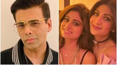 Karan Johar is the host of Bigg Boss OTT, while Shamita Shetty is a participant. Karan Johar is the host of Bigg Boss OTT, while Shamita Shetty is a participant.