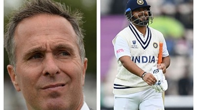 'England favourites but only just': Michael Vaughan says hosts in control but Rishabh Pant can change that in morning (File) 'England favourites but only just': Michael Vaughan says hosts in control but Rishabh Pant can change that in morning (File)
