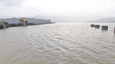 The car carrying three people fell into the Panshet dam in Pune, resulting in the woman’s death. (HT Photo) The car carrying three people fell into the Panshet dam in Pune, resulting in the woman’s death. (HT Photo)