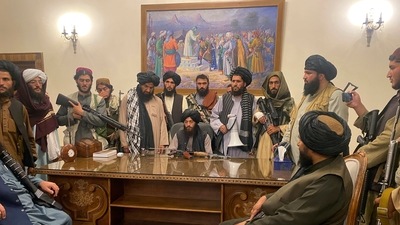 Taliban captured the presidential palace in Afghanistan on Sunday soon after entering the capital city of Kabul. Taliban captured the presidential palace in Afghanistan on Sunday soon after entering the capital city of Kabul.