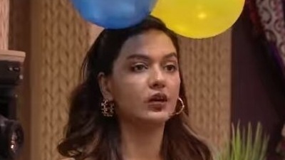 Divya Agarwal in a still from Bigg Boss OTT.