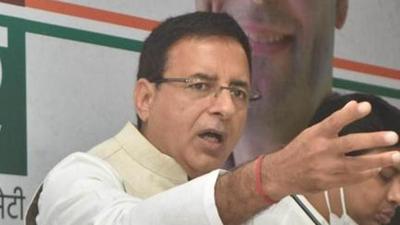 Congress spokesperson Randeep Singh Surjewala. (HT archive)