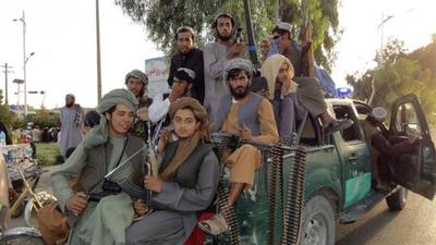 Taliban fighters patrol inside the city of Kandahar province southwest of Afghanistan on Sunday, August 15. (File photo) Taliban fighters patrol inside the city of Kandahar province southwest of Afghanistan on Sunday, August 15. (File photo)