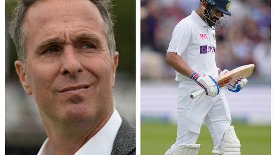 Michael Vaughan on Virat Kohli's struggles.(File/AP)