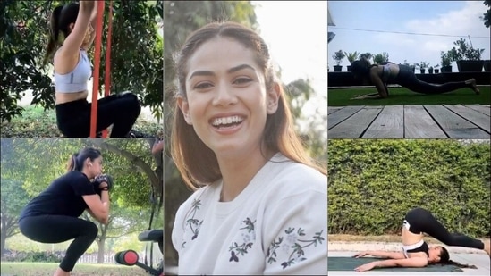 Mira Rajput lays perfect Monday motivation with glimpse of workout at home(Instagram/mira.kapoor)