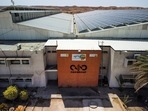 An aerial view shows the logo of Israeli cyber firm NSO Group at one of its branches in the Arava Desert, southern Israel. ( REUTERS) An aerial view shows the logo of Israeli cyber firm NSO Group at one of its branches in the Arava Desert, southern Israel. ( REUTERS)