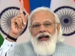 Prime Minister Narendra Modi interacts with the Indian Contingent for Paralympics, through video conferencing