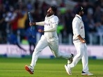 India's Mohammed Siraj celebrates taking the final wicket of England's James Anderson to win the game during day five of the Second Test match at Lord's, London, Monday Aug. 16, 2021. (AP) India's Mohammed Siraj celebrates taking the final wicket of England's James Anderson to win the game during day five of the Second Test match at Lord's, London, Monday Aug. 16, 2021. (AP)