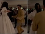 Anil Kapoor and Rhea Kapoor dance to Abhi Toh Party Shuru Hui Hai. Anil Kapoor and Rhea Kapoor dance to Abhi Toh Party Shuru Hui Hai.