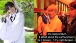BTS members Suga, Jimin and V from Run BTS episode 147. BTS members Suga, Jimin and V from Run BTS episode 147.