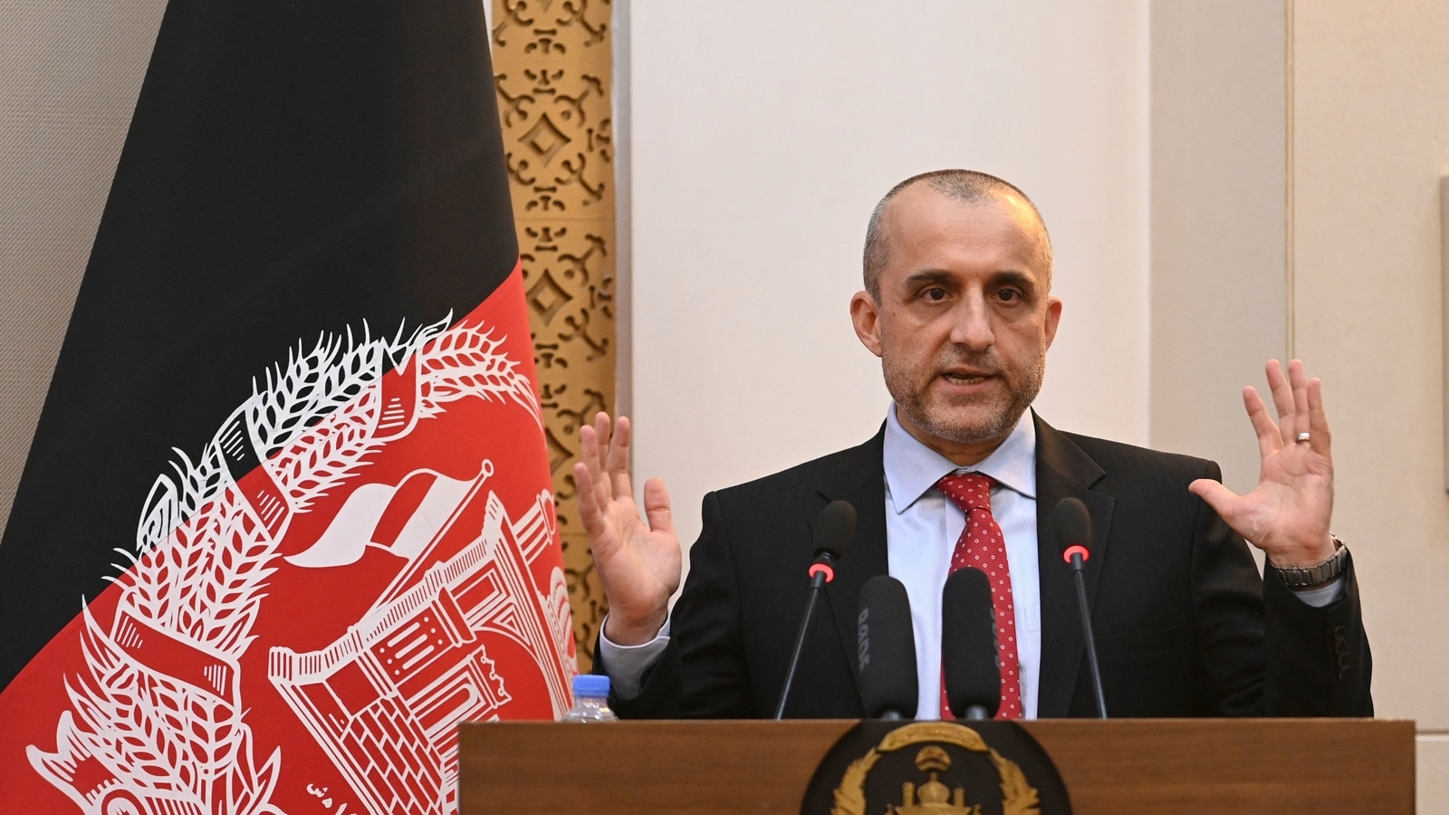 Afghanistan's first VP Amrullah Saleh declares himself caretaker president