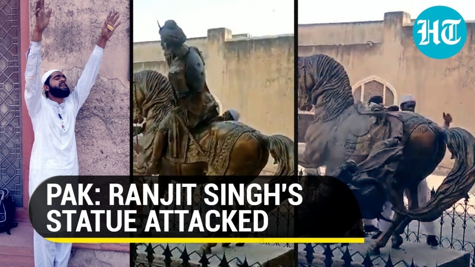 Pakistan: Statue of Maharaja Ranjit Singh vandalised, days after temple ...
