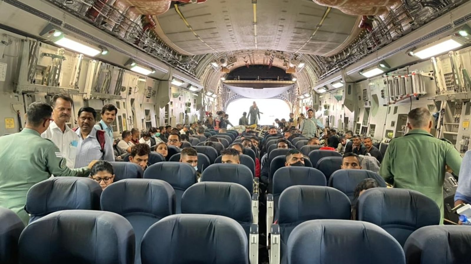 IAF's C-17 aircraft with over 120 Indian diplomats from Kabul lands in ...
