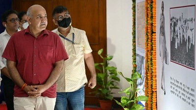 Sisodia, in a video statement, said that a file concerning the matter has been resent to Baijal’s office on Monday, and urged that there be more “transparency” in the matter. (ANI Photo)