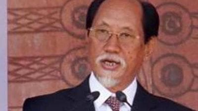 Nagaland CM Neiphiu Rio was among the party presidents who signed the agreement to form a united government in the state. (PTI) Nagaland CM Neiphiu Rio was among the party presidents who signed the agreement to form a united government in the state. (PTI)
