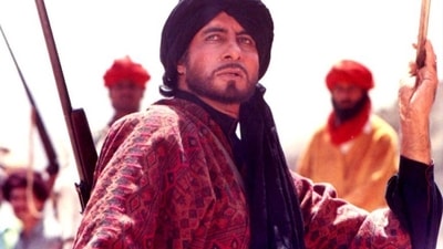 Amitabh Bachchan in Khuda Gawah. Amitabh Bachchan in Khuda Gawah.