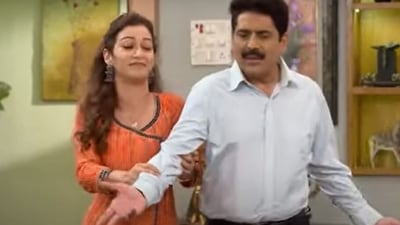 Tarak Mehta seeks help from other members of purush mandal to avoid Anjali's interrogation. Tarak Mehta seeks help from other members of purush mandal to avoid Anjali's interrogation.