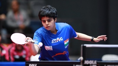 Indian table tennis player Archana Kamath (Twitter)
