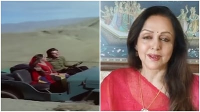 Hema Malini worked with Feroz Khan in Dharmatma. Hema Malini worked with Feroz Khan in Dharmatma.
