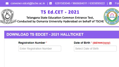 TS Ed CET admit card 2021: Candidates who have registered for the Telangana State Education Common Entrance Test-2021 can download their admit cards from the official website at edcet.tsche.ac.in. (HT file)