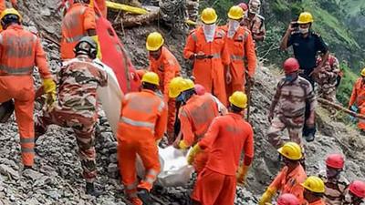 Rescue work in progress in Kinnaur district of Himachal Pradesh on August 13. (File photo)