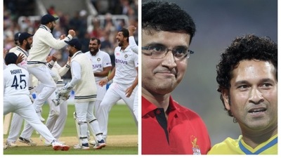 Sachin, Ganguly bask in the glory of India's famous win vs England at Lord's