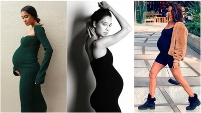Lisa Haydon: The stylish mom of three has flooded her Instagram handle with gorgeous pictures of herself in jaw-dropping maternity outfits. Though it is hard to pick just one of her best maternity outfits from her lookbook, we picked a couple of them. (Instagram/@lisahaydon)