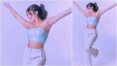 Janhvi Kapoor's this playful, fashionable throwback look will remind you of Rachel from 'F.R.I.E.N.D.S.' (Instagram/@janhvikapoor)