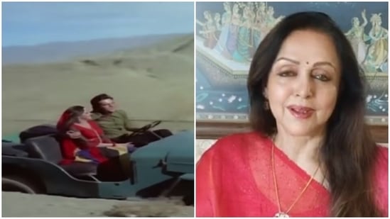 Hema Malini worked with Feroz Khan in Dharmatma.