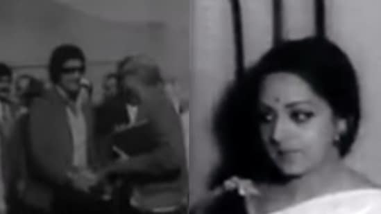 Feroz Khan and Hema Malini in a vintage video from their trip to Afghanistan. 