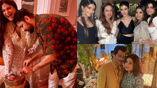 Rhea Kapoor and Karan Boolani's wedding party was attended by many family members and friends. 