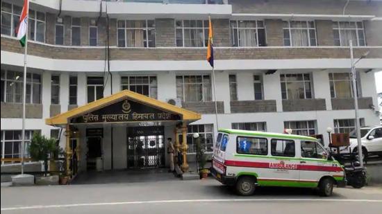 The Himachal Pradesh Police headquarters in Shimla. (HT file photo)