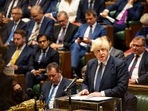 Boris Johnson announced that the UK would deploy an additional 800 troops to support the evacuation process in Afghanistan. In picture - Johnson speaks during a debate in the UK parliament on the situation in Afghanistan.