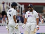 'First Rohit Sharma dominates, after that Rahul dominates': Aakash Chopra explains what makes India's opening pair 'unreal'(AP) 'First Rohit Sharma dominates, after that Rahul dominates': Aakash Chopra explains what makes India's opening pair 'unreal'(AP)